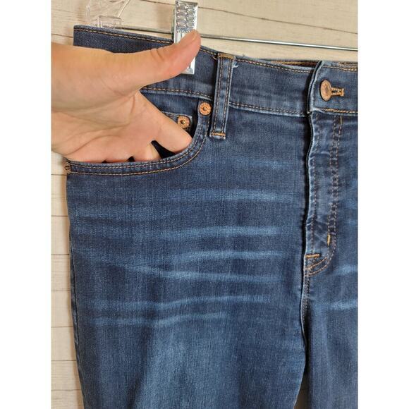 J.CREW JEANS 9" HIGH RISE TOOTHPICK MEDIUM WASH, SZ 31 - Picture 4 of 16